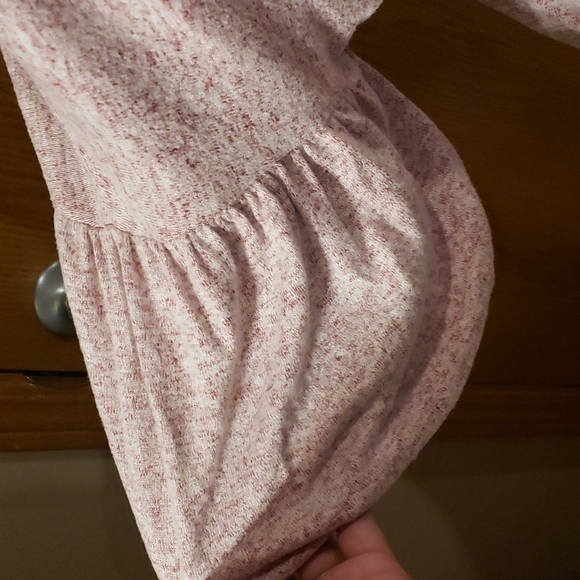 Lane Bryant pink space dye half sleeve comfy dress - Picture 4 of 7